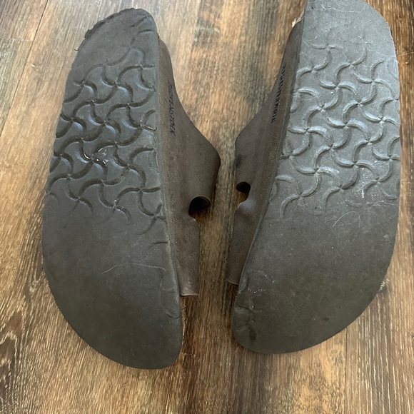 Birkenstock Brown Double Strap Sandals - Picture 3 of 4